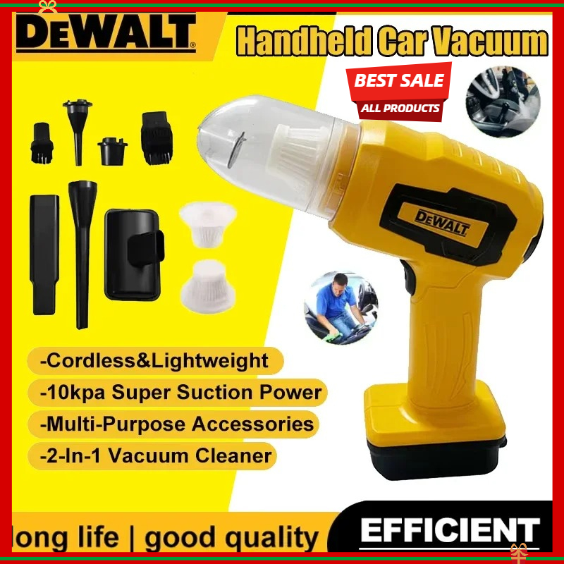 Vacuum Cleaner Woodworking - Aspirador de Carro Portátil DEWALT 10Kpa,
