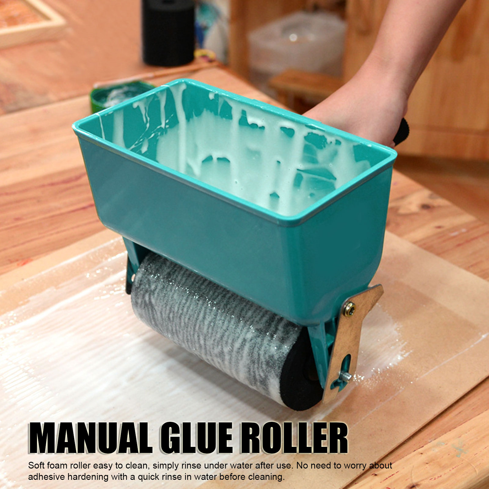 Woodworking Glue Roller - Aplicador Manual de Cola em Rolo