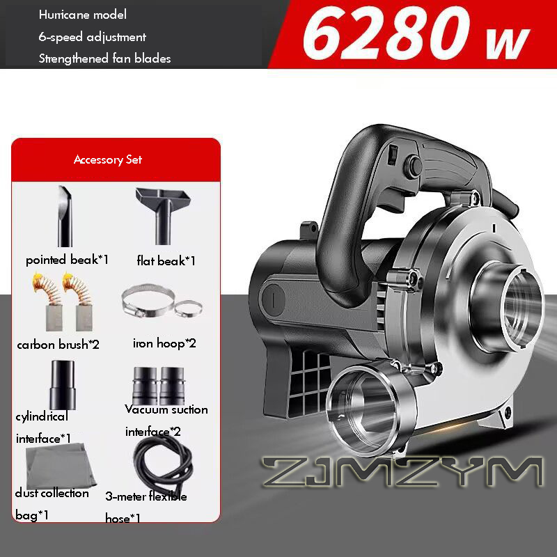 Vacuum Cleaner Woodworking - Coletor de Pó Industrial 6280W 3M-6M-8M
