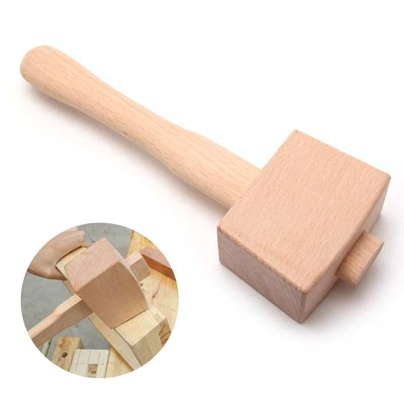 Wooden Mallet Carving - Couro artesanal diy, ferramentas para trabalhar