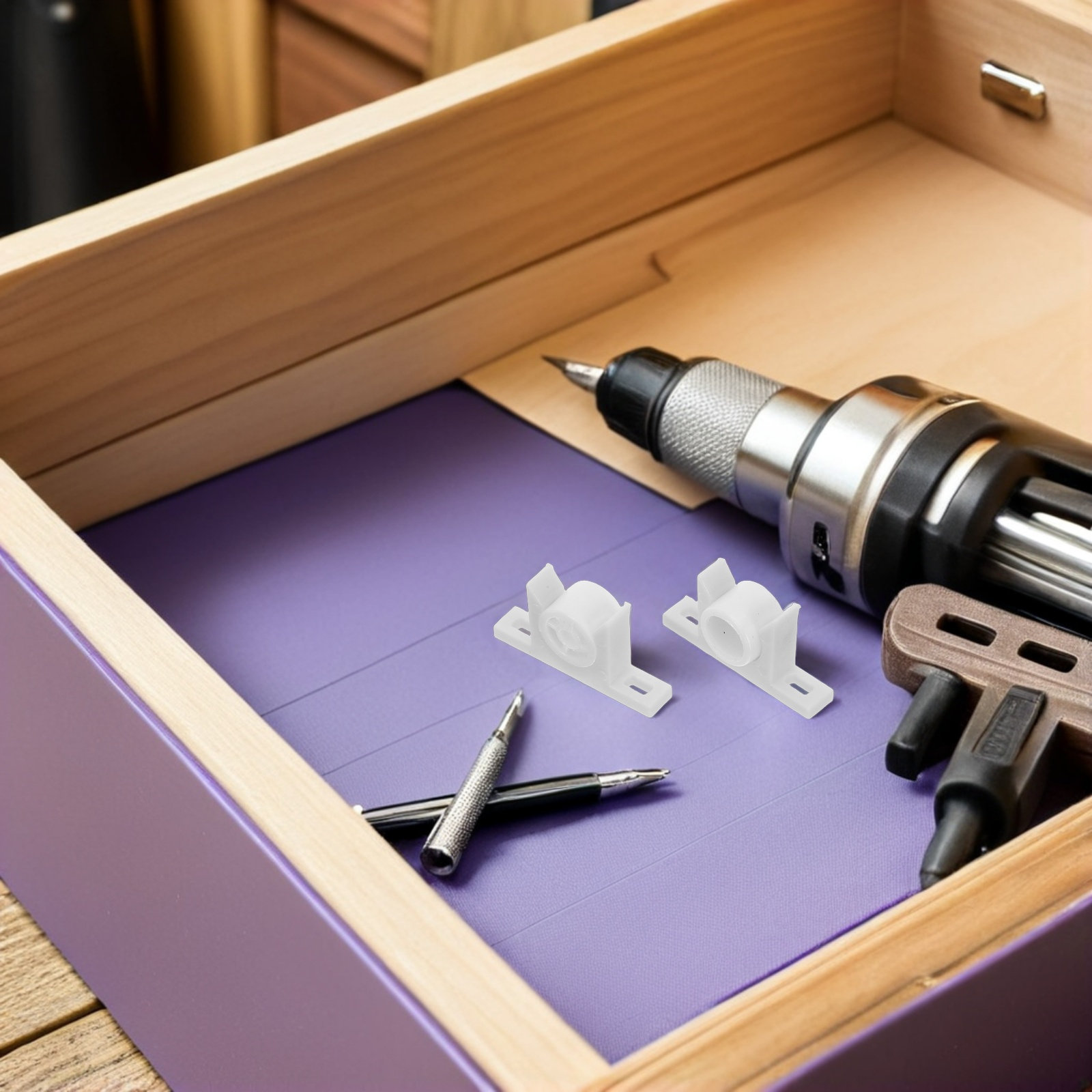 Woodworking For Dummies - 30 Conjuntos de Fechos de Plástico