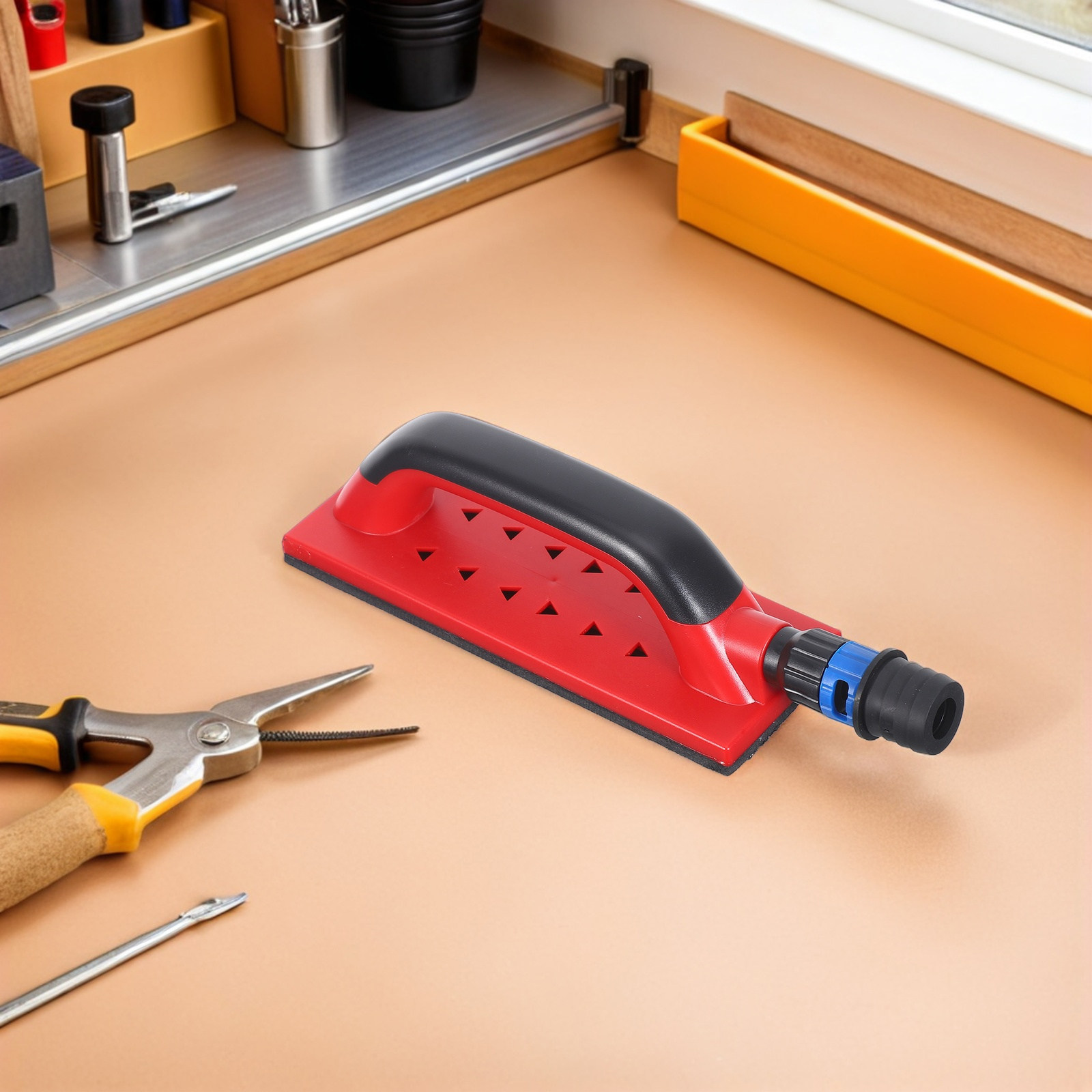 Woodworking Files - Bloco de Lixa com Design Quadrado,