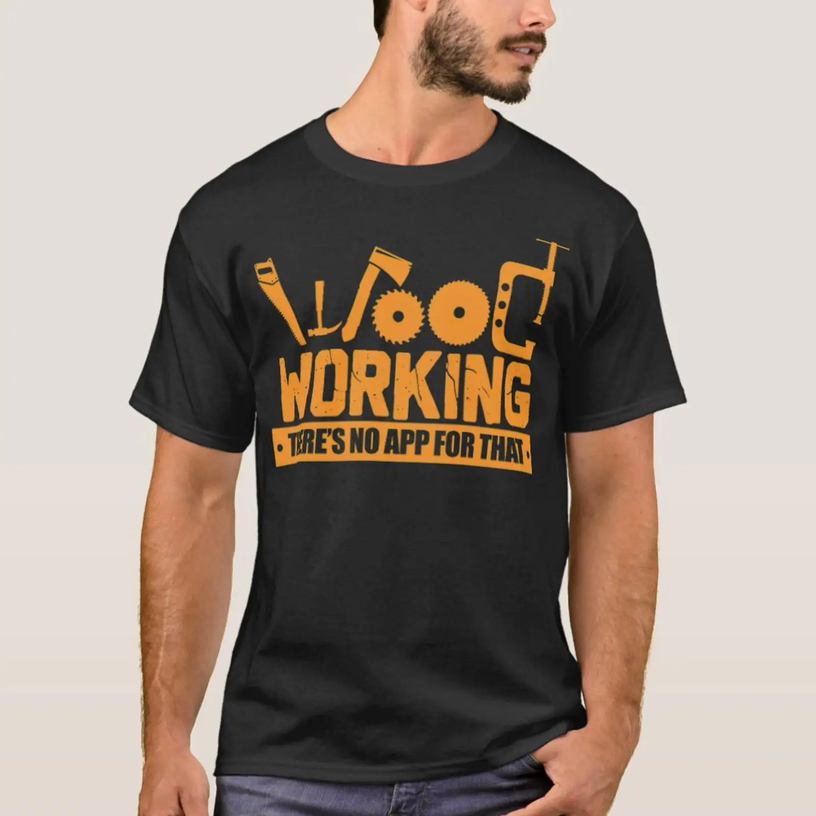 Camiseta vintage lavada e esti - Woodworking Design App avaliação e preço