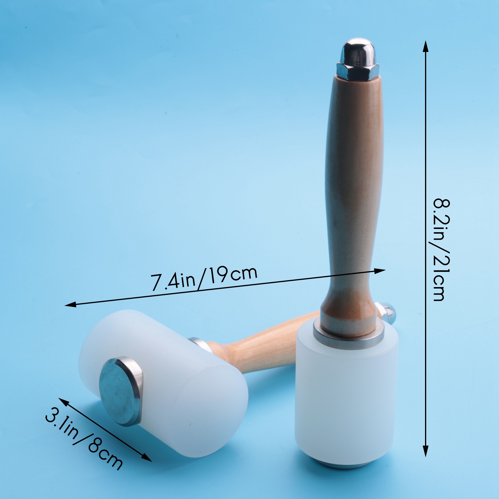 Martelo de Couro A98E-2 Peças, - Wooden Mallet Carving avaliação e preço