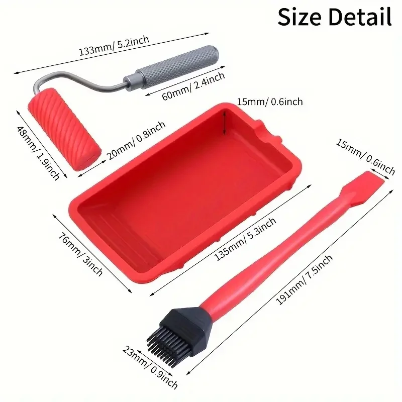 Rolo de Silicone para Colagem  - Woodworking Glue Roller avaliação e preço