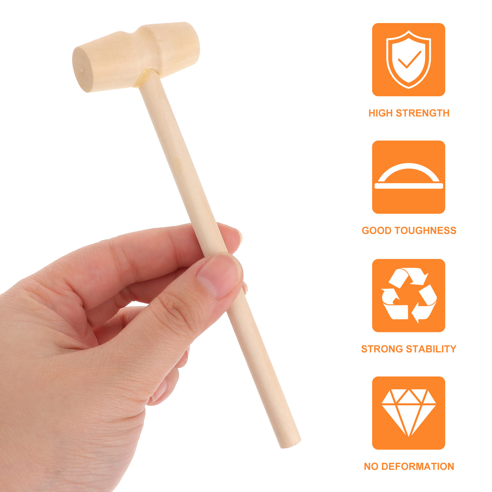 20 Peças Mini Martelo de Madei - Wooden Mallet Carving avaliação e preço