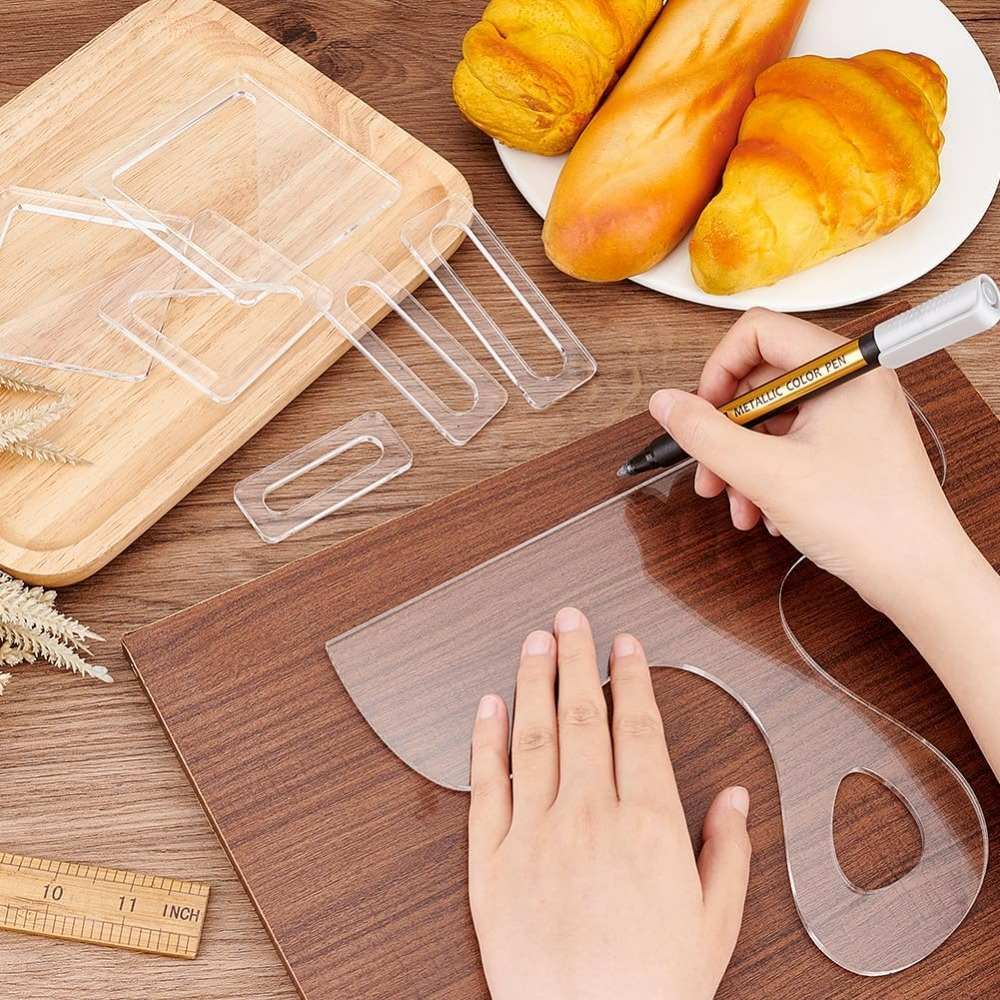 7 pçs modelo de charcutaria al - Woodworking Essentials avaliação e preço