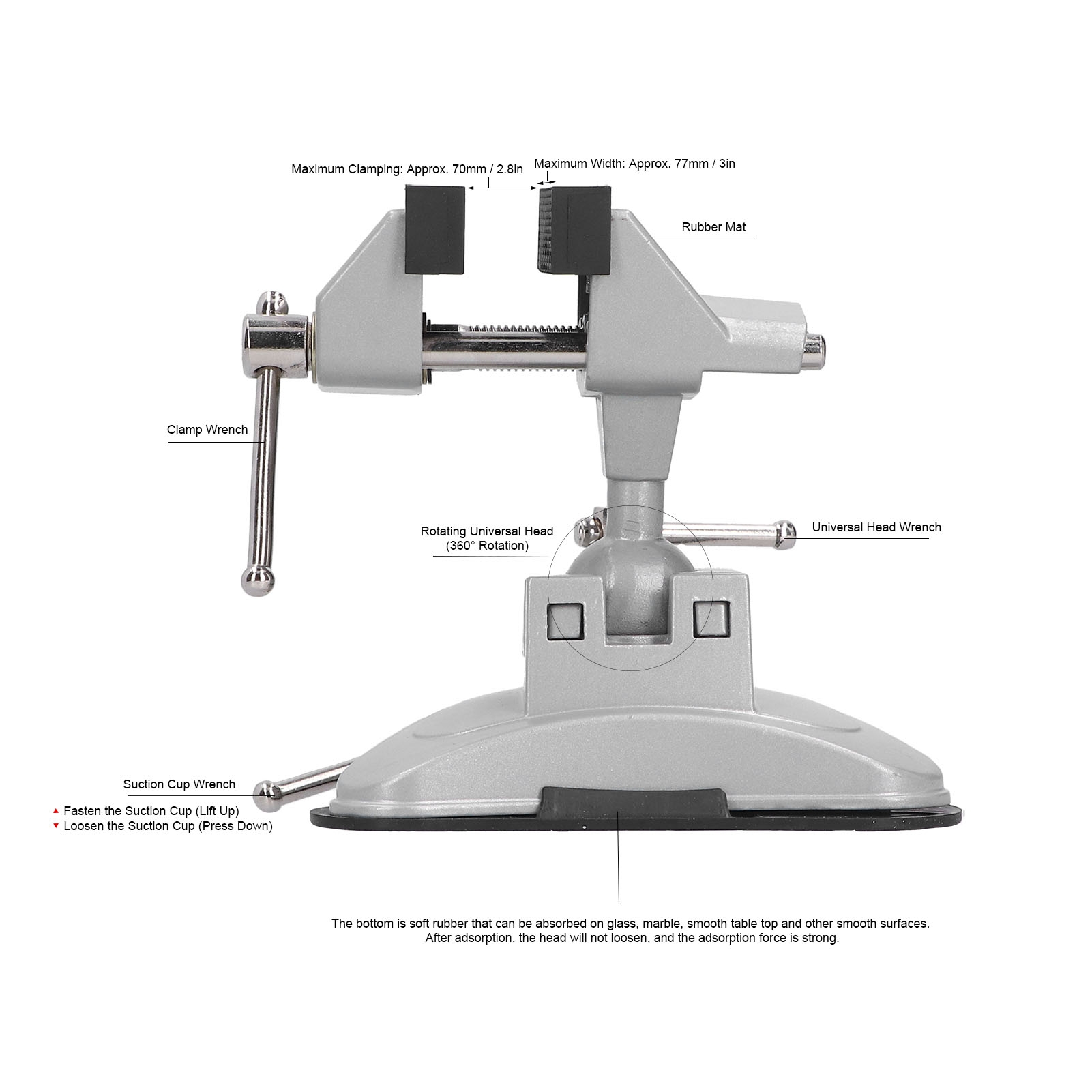 Mini Morsa de Bancada Tipo Pus - Woodworking Vise Types avaliação e preço