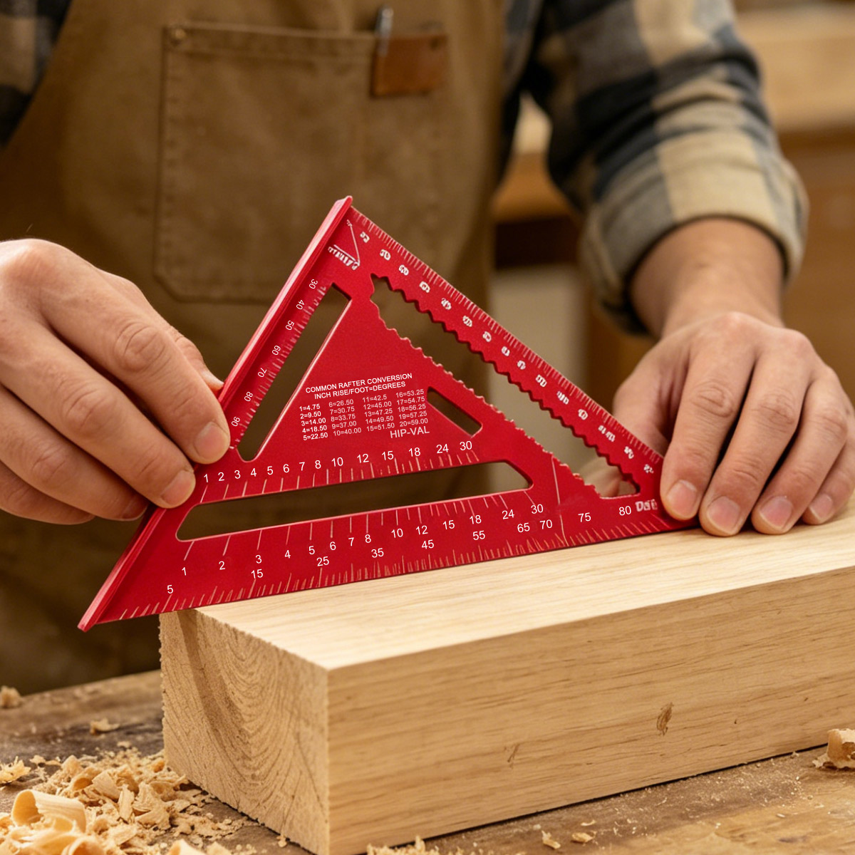 Régua Triangular de Alta Preci - Woodworking Essentials avaliação e preço
