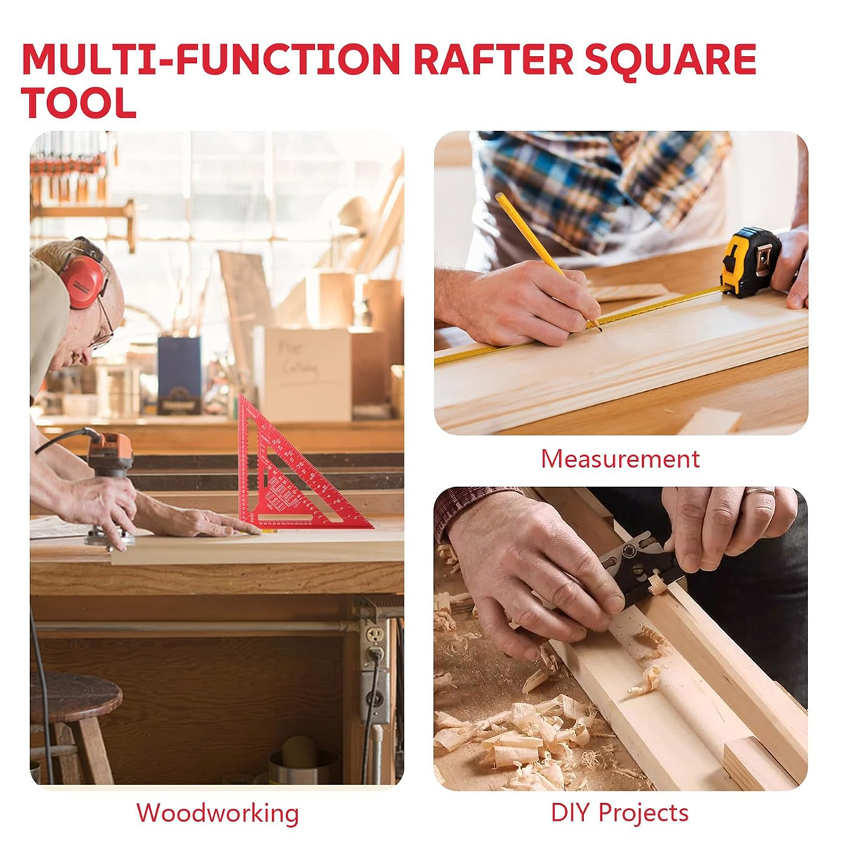 Régua Triangular de Alta Preci - Woodworking Essentials avaliação e preço