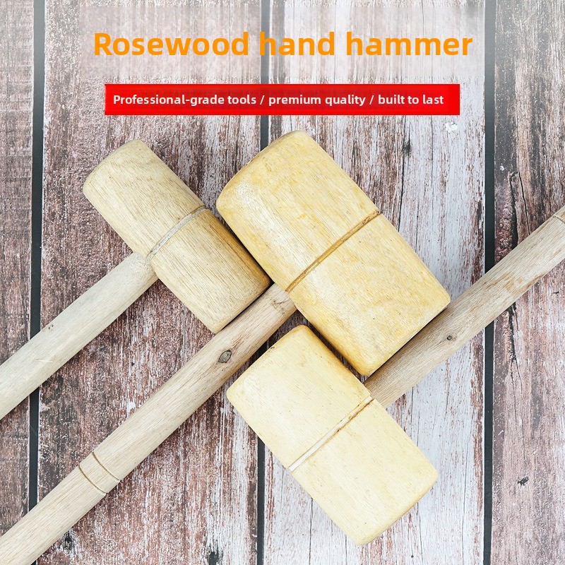 Martelo de Madeira com Cabo, M - Wooden Mallet Carving avaliação e preço