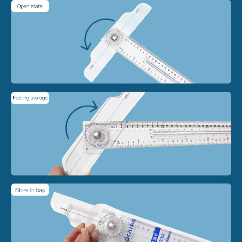 Régua T Transparente de Dupla  - Woodworking Essentials avaliação e preço