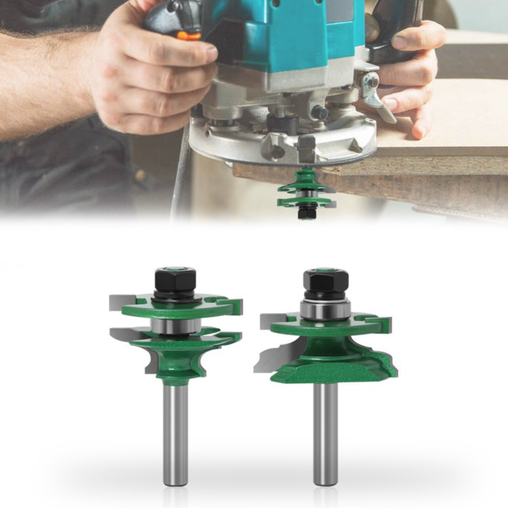 Conjunto de 2 Brocas para Enca - Router Bits For Woodworking avaliação e preço