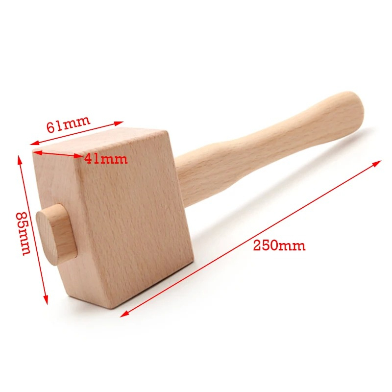 Couro artesanal diy, ferrament - Wooden Mallet Carving avaliação e preço