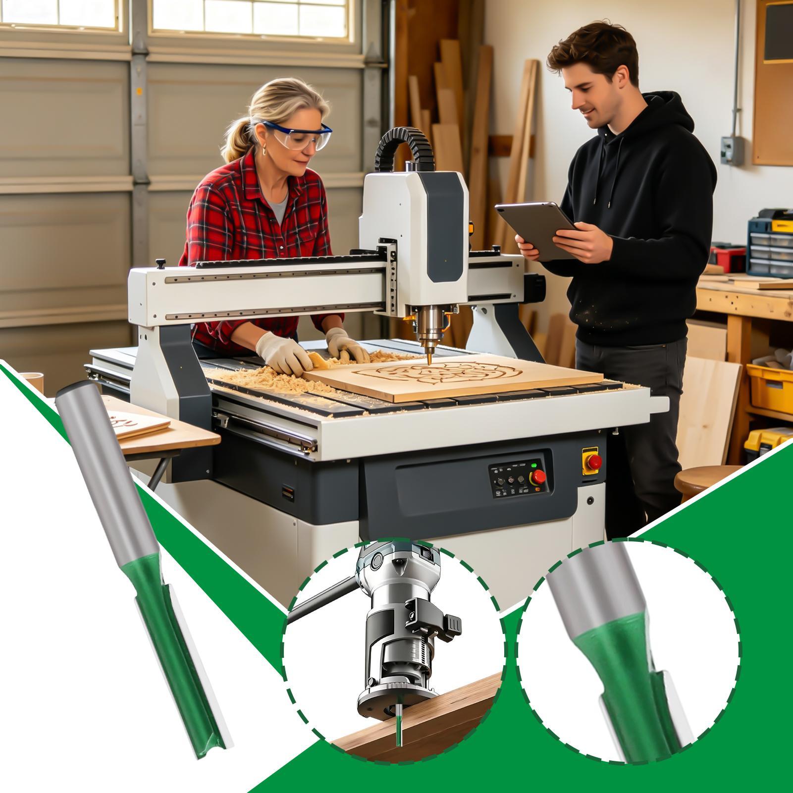 Fresas retas para madeira com  - Router Bits For Woodworking avaliação e preço