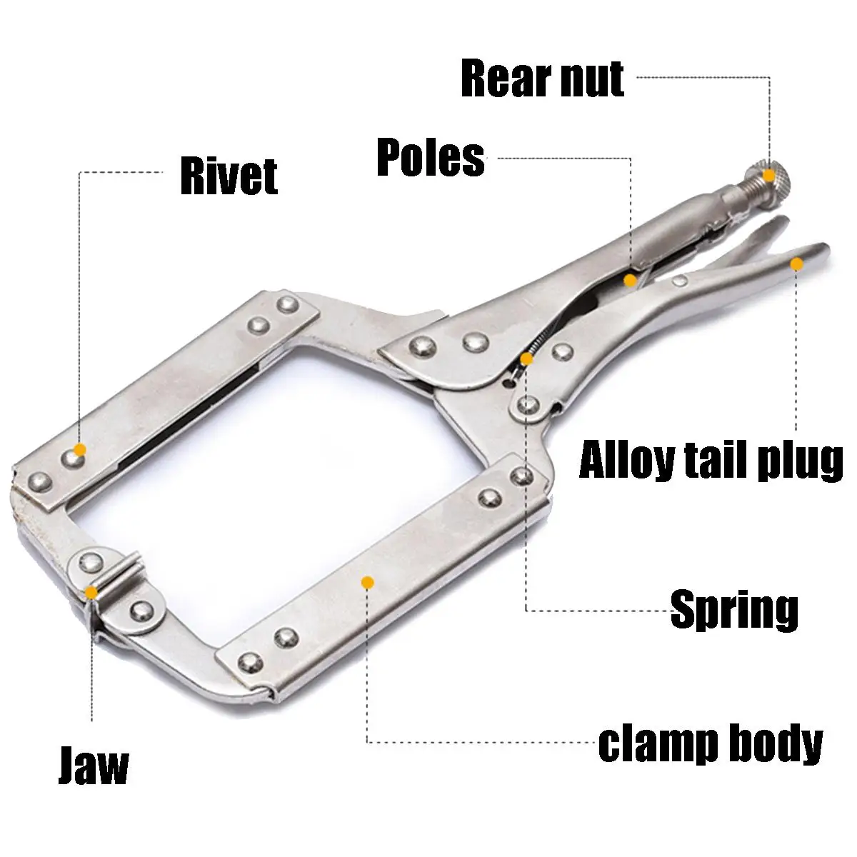 6/9/11/14/18 Polegada tipo c m - Woodworking Vise Types avaliação e preço