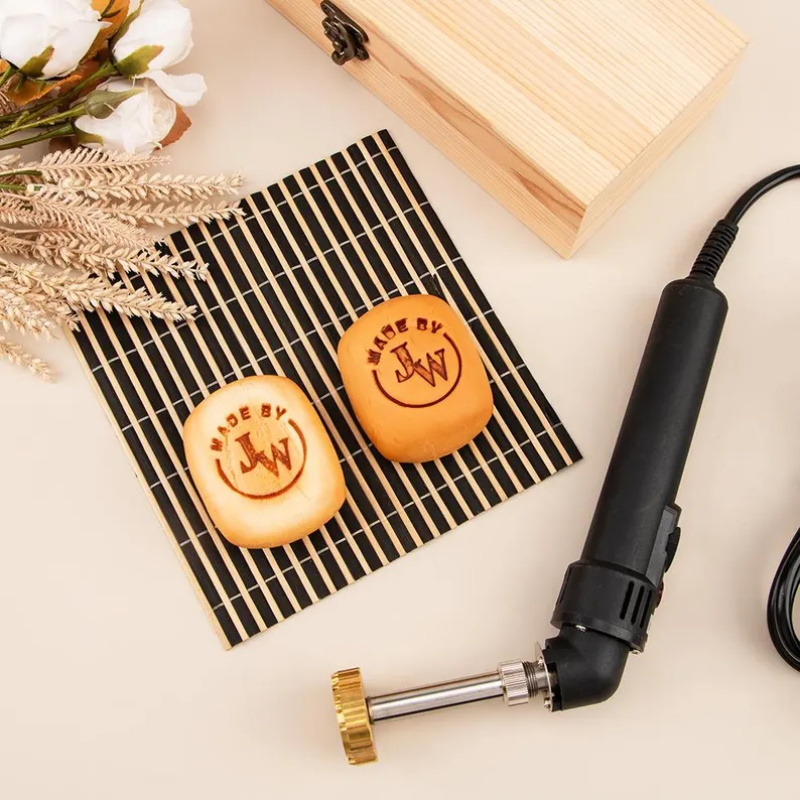Carimbos de Couro Personalizad - Woodworking Logo Design avaliação e preço