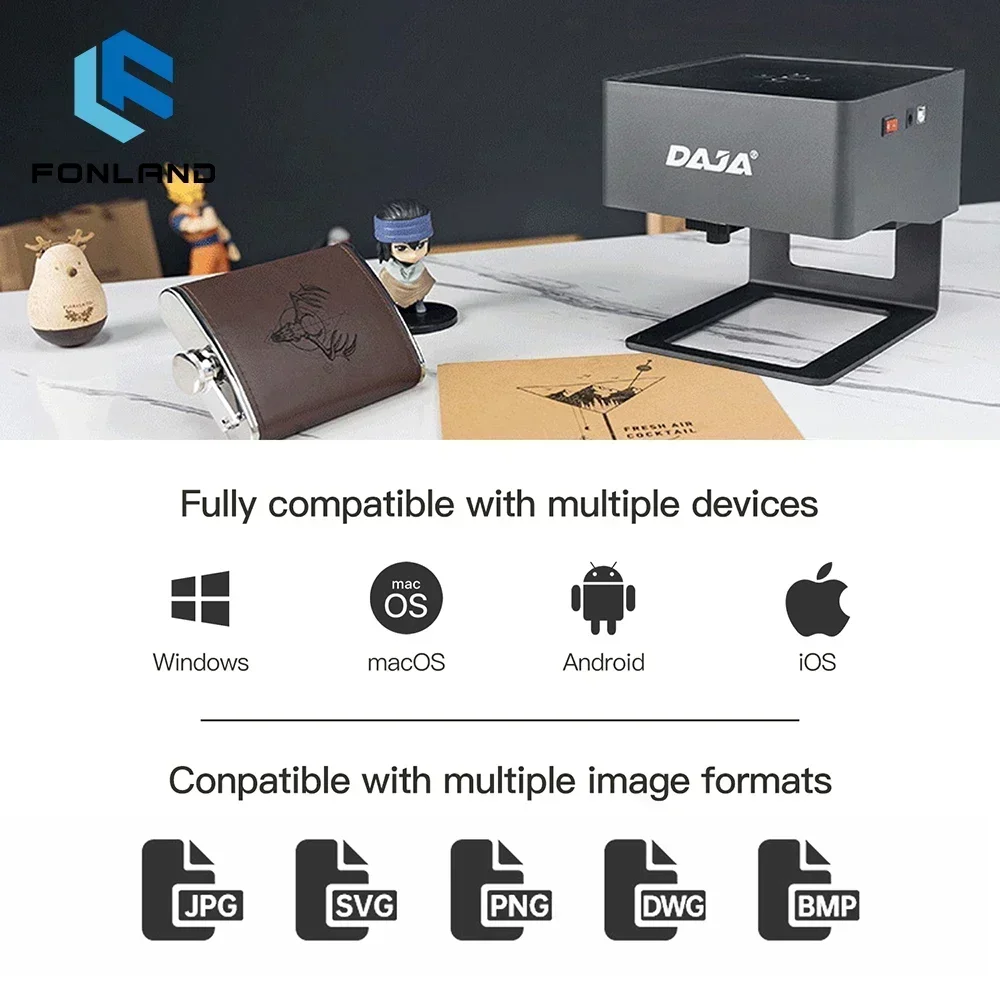 Fonland dj6 gravador a laser c - Woodworking Logo avaliação e preço