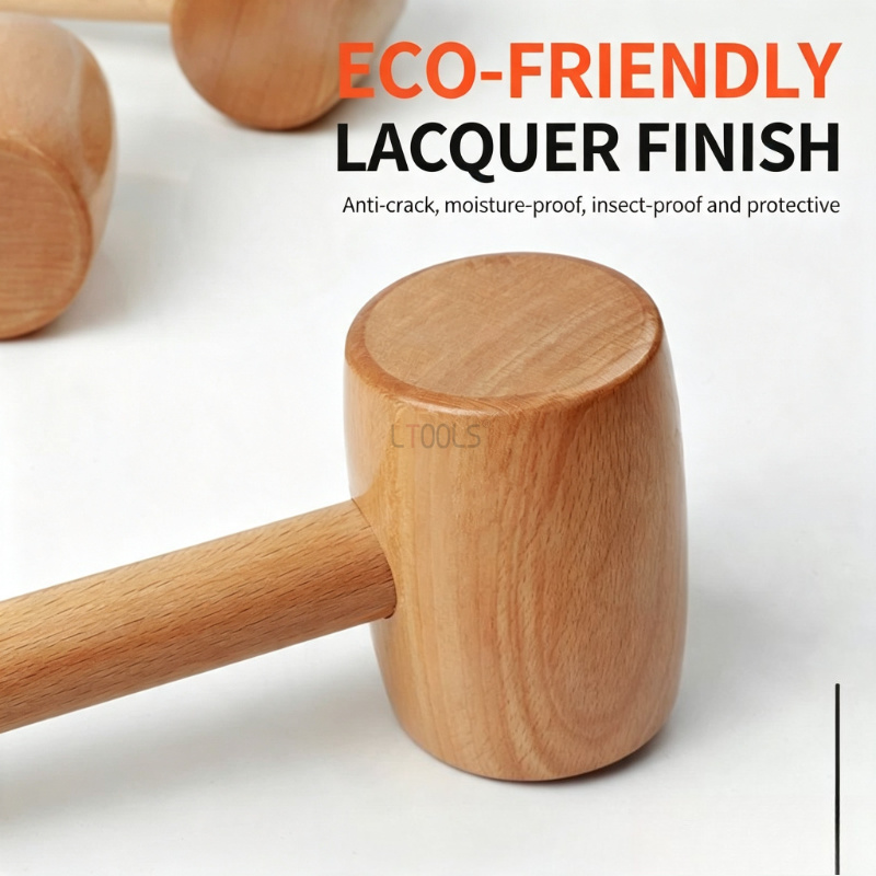 Martelo de Madeira Sólida, Min - Wooden Mallet Carving avaliação e preço