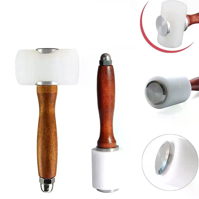 1 Unidade Martelo de Couro par - Wooden Mallet Carving avaliação e preço