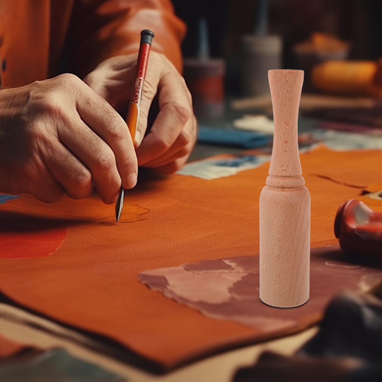 Martelo de Madeira Compacto e  - Wooden Mallet Carving avaliação e preço