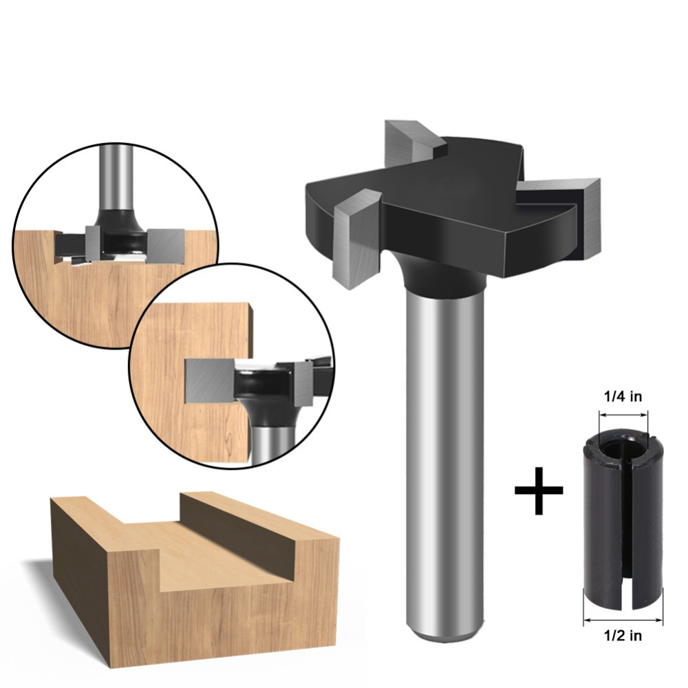 Fresa de 4 Lâminas com Ponta d - Router Bits For Woodworking avaliação e preço